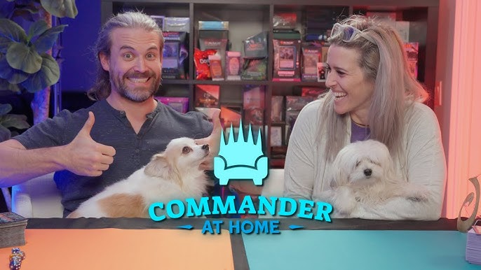Brian Kibler and Olivia Gobert-Hicks, of the Commander at Home YouTube series.